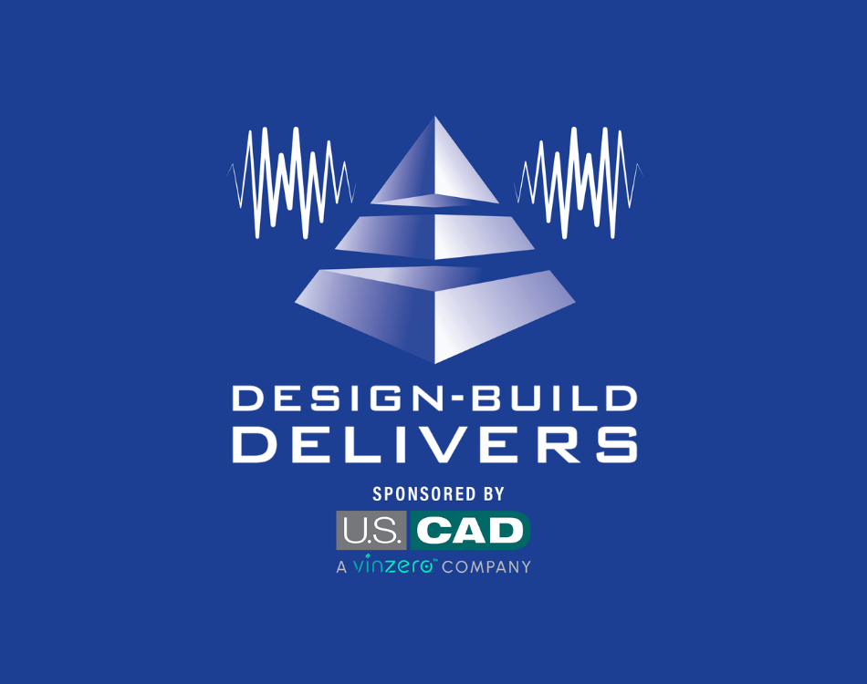 Decorative image with Design-Build Delivers logo and US CAD sponsorship