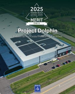We’ve been counting down to #DBIACON by spotlighting this year’s Project/Team Merit Award winners, one category at a time.
Today’s feature: Industrial, Process and Research Facilities, projects that redefine what’s possible in complex, high-performance environments.
🏗️ Caltech Resnick Sustainability Center: a cutting-edge research hub advancing Caltech’s mission to solve global environmental, climate, and energy challenges.
 🏭 Project Dolphin: a flagship warehouse and distribution facility raising the bar as Illinois’ first LEED Platinum warehouse.
Catch up on our earlier spotlights to see the incredible design-build projects across the other categories, all leading up to the #DBIA Design-Build Conference & Expo, Nov. 5–7 in Las Vegas. And get your tickets to join us for the awards ceremony on Nov. 6 to celebrate our Merit Award winners and find out who takes home the Best of and Specialty Awards.
#DBIAAwards #DesignBuildDoneRight
@ventureone
@clayco_inc
@caltechedu
@HenselPhelps
@yazdanistudio