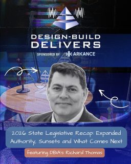 Passing the law is the easy part.

That's the big takeaway from the latest #DesignBuildDelivers episode. DBIA's Richard Thomas sits down to talk about the wave of state legislative wins for design-build this year. 

New authority is great, but states and Owners still have to actually learn how to use it.

🎧 Link in bio.