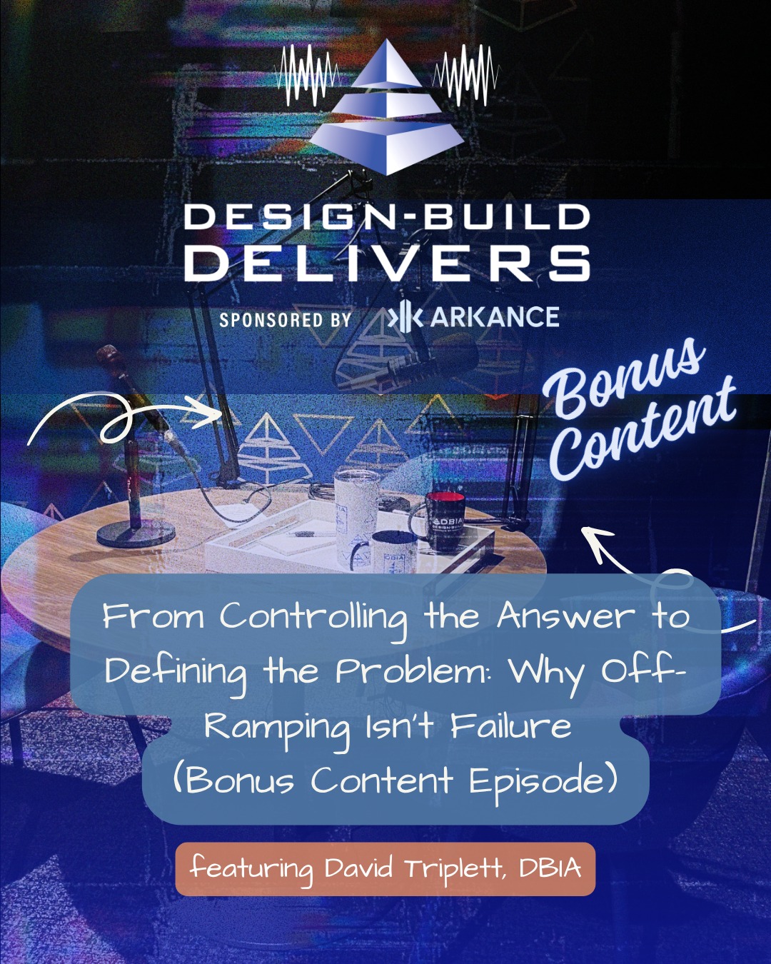 Is an off-ramp in progressive design-build a failure?

Not necessarily. In fact, it can be one of the tools that protects the project.

In this #DesignBuildDelivers Podcast bonus clip, David Triplett of the FBI explains how off-ramps give federal Owners flexibility, support better decision-making and help teams avoid forcing a project forward when the path no longer makes sense.
Listen at the link in bio.

#DesignBuild #ProgressiveDesignBuild #PDB