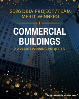 Meet the 2026 Commercial Buildings Merit Award winners, two projects taking on very different challenges in Los Angeles and Denver.

🏆 600 San Pedro | Los Angeles, CA
 The 17-story @pankowbuilders, @kpff_la and @dciengineers project delivered 298 units of permanent supportive housing in Skid Row while adapting to significant site constraints and mid-construction redesigns without exceeding its original budget.

🏆 The Apiary Hotel & Residences | Denver, CO
 The 615,000-sq.-ft. @beckgroup, @jirsahedrick and @martinmartininc development combines luxury residences and a 175-key hotel on a constrained 0.8-acre site, with design, fabrication and construction continuously informing one another.
Explore all of this year’s Merit Award winners at the link in our bio.
#DBIA #DesignBuild #DesignBuildDoneRight