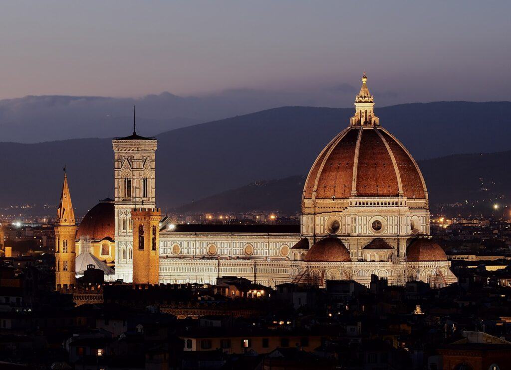 Florence Duomo as seen from Michelangelo Hill, Florence, Italy (Petar Milošević)