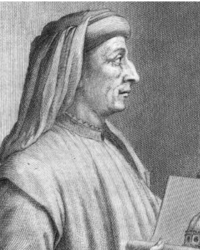 line drawing of Filippo Brunelleschi